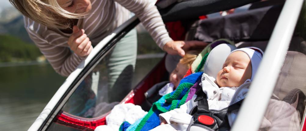 Babysitz für Fahrradanhänger