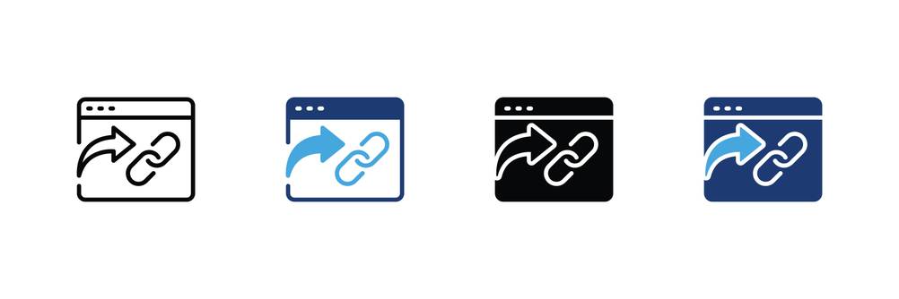 Eine abstrakte Darstellung von Websites mit Backlinks verdeutlicht das Prinzip der Verlinkungen.