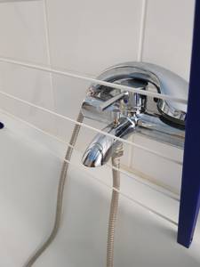 badewanne wäscheständer platz