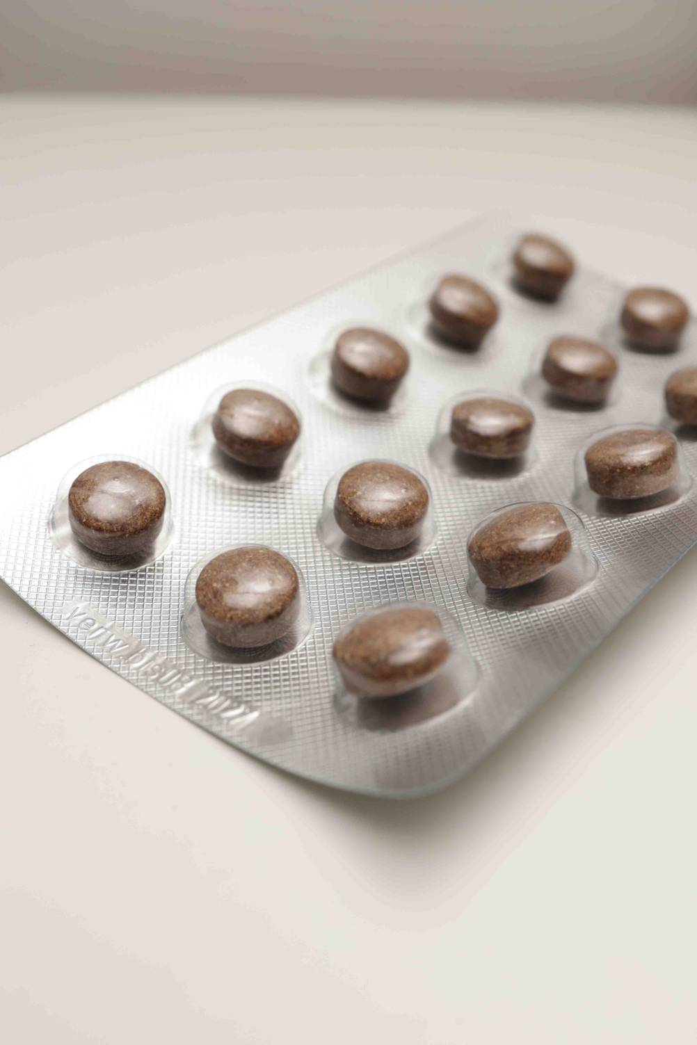 Baldrian-Test: Nahaufnahme eines Tabettenblisters.
