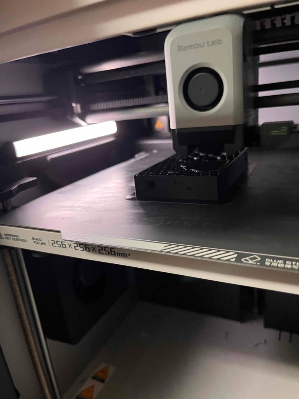3D-Drucker im Text: Detailansicht beim Druck.