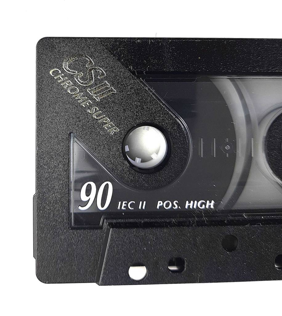 Auf getesteten Audio-Kassetten ist die mögliche Aufnahmezeit aufgedruckt.