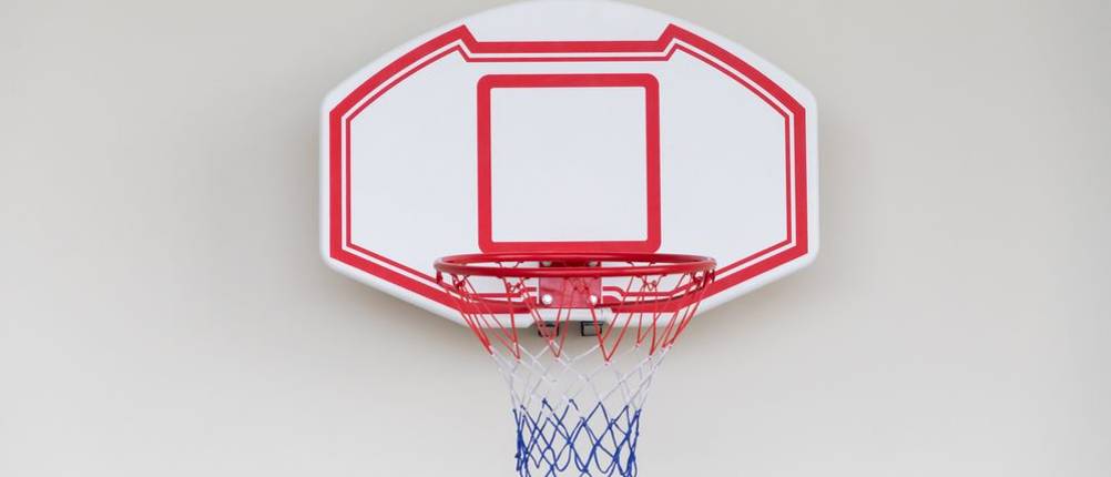 Basketballkorb-Wandmontage-Test