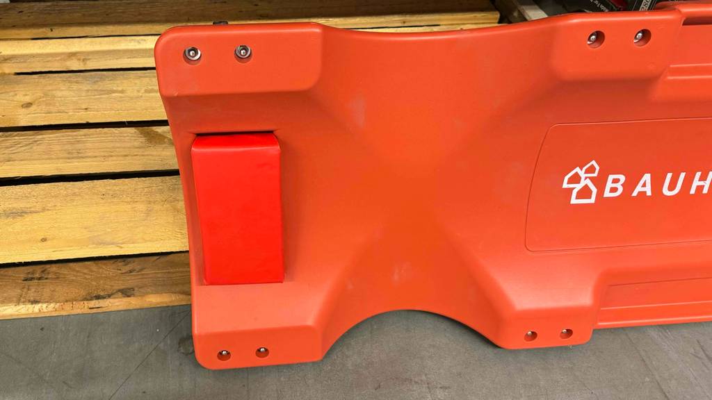 Detailansicht der Materialverarbeitung von einem getesteten Werkstatt-Rollbrett.