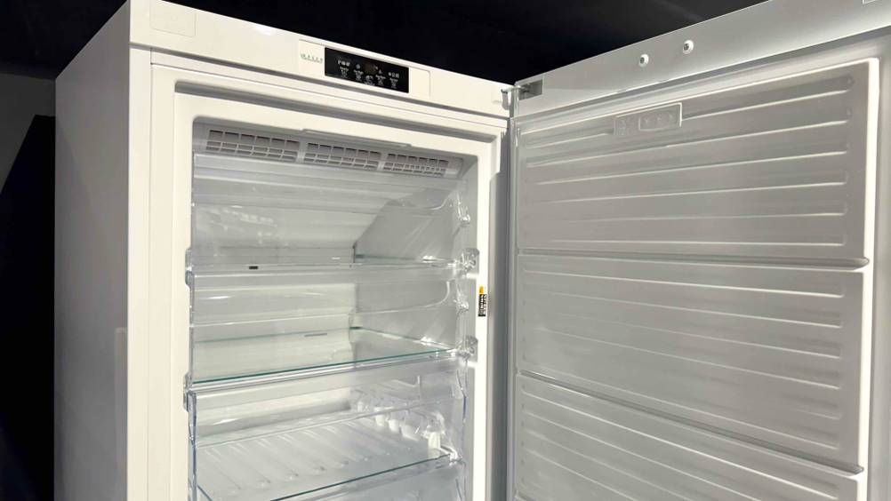 Bauknecht-Gefrierschrank im Test: Nahaufnahme des Innenraumes.