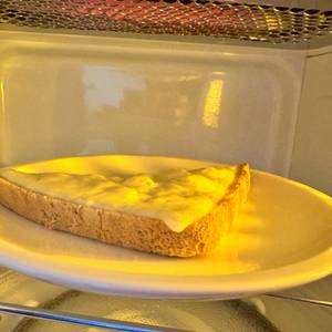 Überbackener Toast in der Bauknecht MW 254 SM