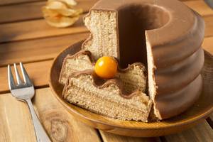 Baumkuchen zum Kaffee