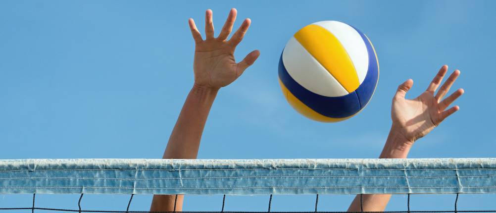 Beachvolleyballnetz-Test