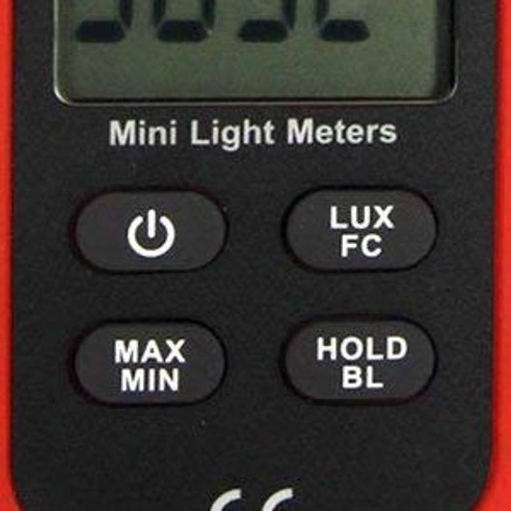 Bedienung des Lux-Messgeräts mit Steuerungseinheit