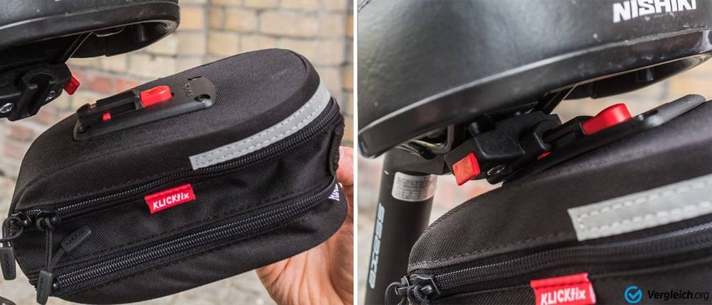 befestigungsmechanismus tasche sattel