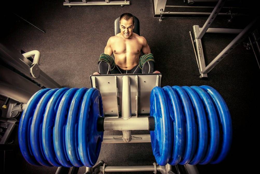 Beinpresse Gewicht