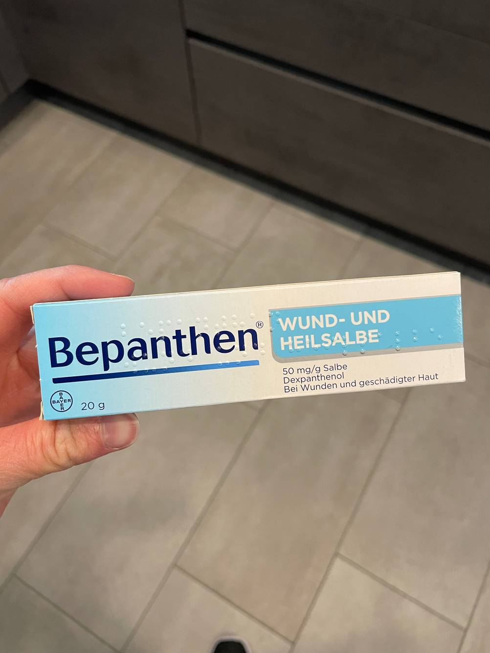 Bepanthen Wund-und Heilsalbe in Originalverpackung