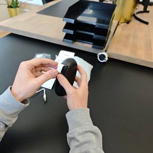 Ein Supvan E10 wird eingerichtet.