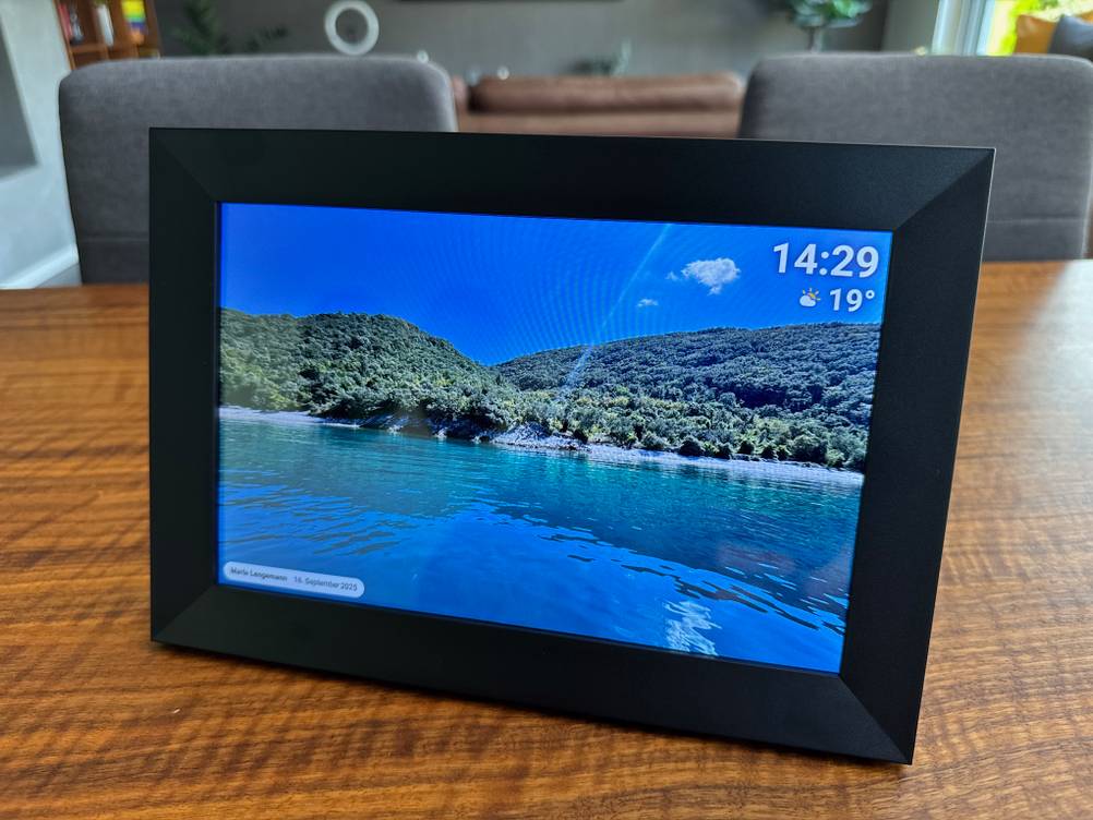 Bild von Wasser beim Bigasuo Frameo 10,1 Zoll