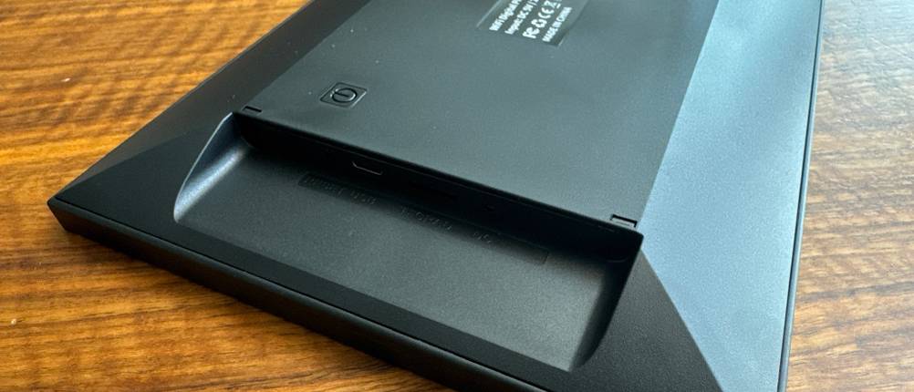 Rückseite Anschlüsse Bigasuo Frameo 10,1 Zoll