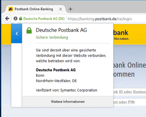 Online-Banking-Software Browser