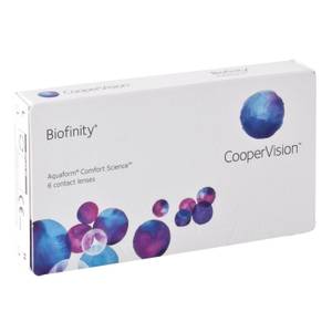 Biofinity von Cooper Vision sind weiche Linsen mit hoher Formstabilität.