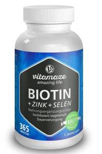 Biotin mit Zink vitamaze amazing life