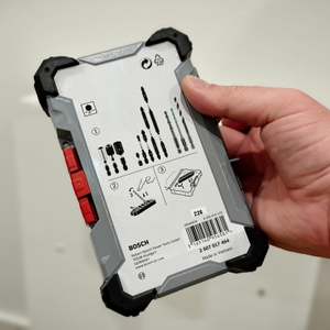 Hier wird die Rückseite des Bitsets von Bosch abgebildet.