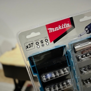 Eine Detailaufnahme des Bitsets von Makita.