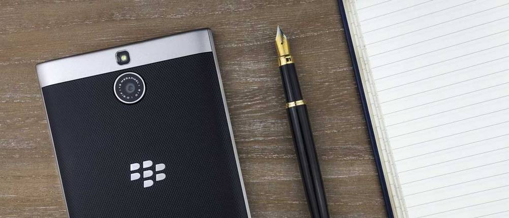BlackBerry-Rückseite mit Logo