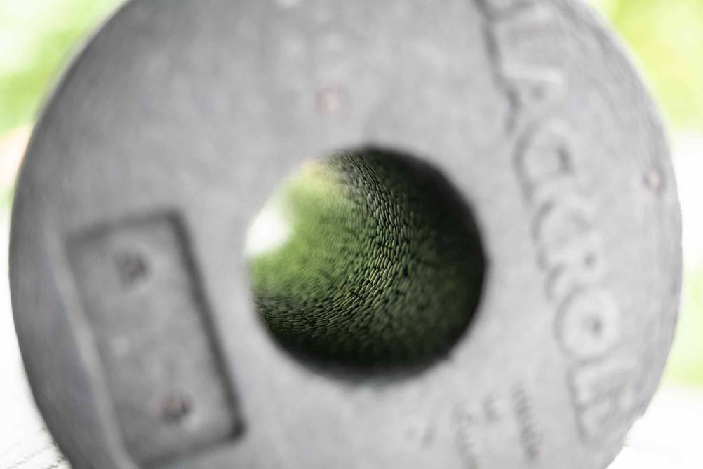 Blackroll getestet: Nahaufnahme des Innenbereiches der Rolle.
