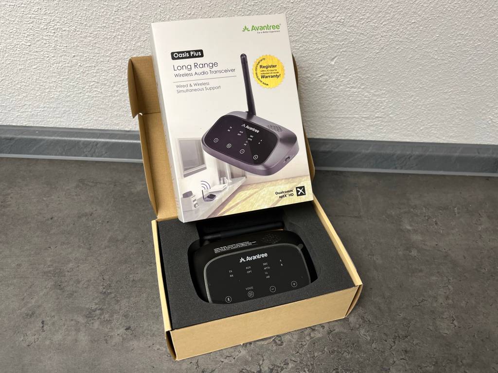 Bluetooth-Sender Klinke in der Original-Verpackung