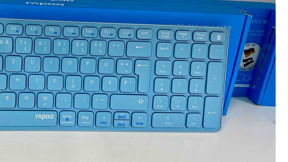 Bluetooth-Tastatur getestet: Nahaufnahme des Ziffernblocks.