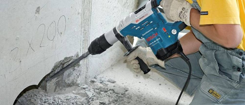 Bosch-Bohrhammer mit SDS-Max Meißel