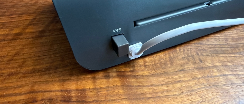 Ein Knopf mit der Beschriftung 