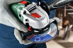 Arretierung einer Trennscheibe in der Home-Serie