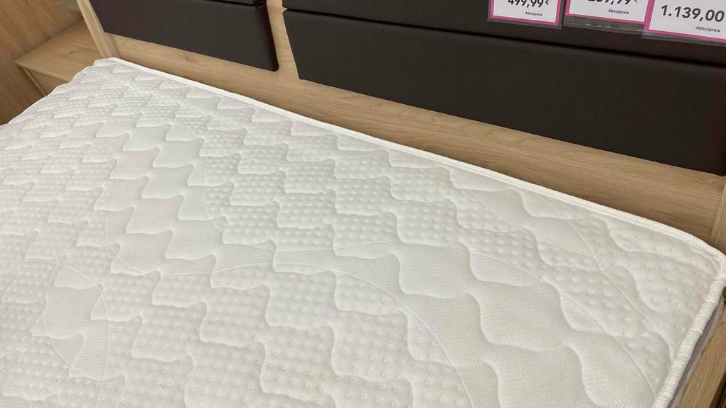 Oberfläche von einer getesteten Boxspringmatratze.