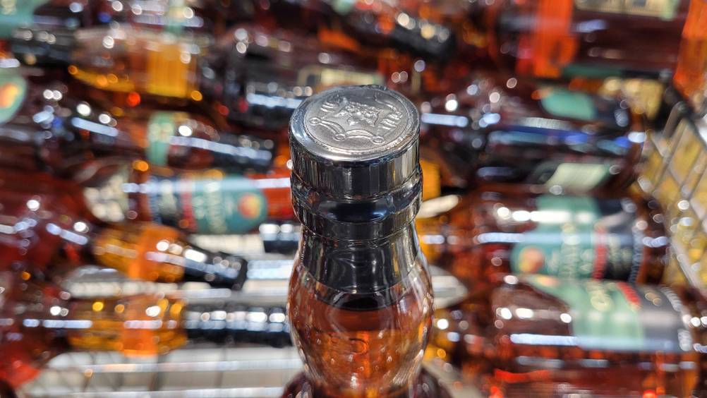 Brandy getestet: Nahaufnahme des Verschlusses.