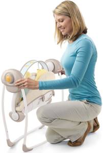 BRIGHT STARTS Babyschaukel zusammenklappen