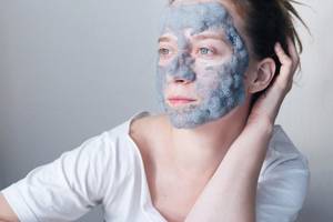 bubble clay mask