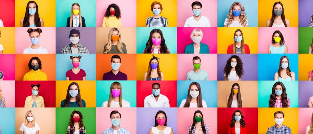 bunte Masken Test