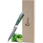 Calisso-Messer im Test: Calisso-Schälmesser vor einer Calisso-Geschenkebox mit Limetten daneben