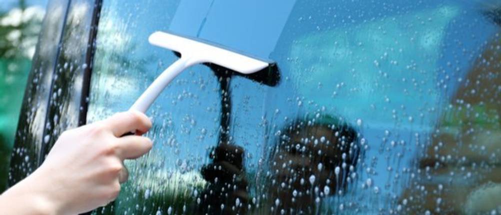 autofenster säuberung