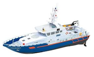 Ein tolles RC Boot für Einsteiger ist das Küstenwachschiff von Carrera.