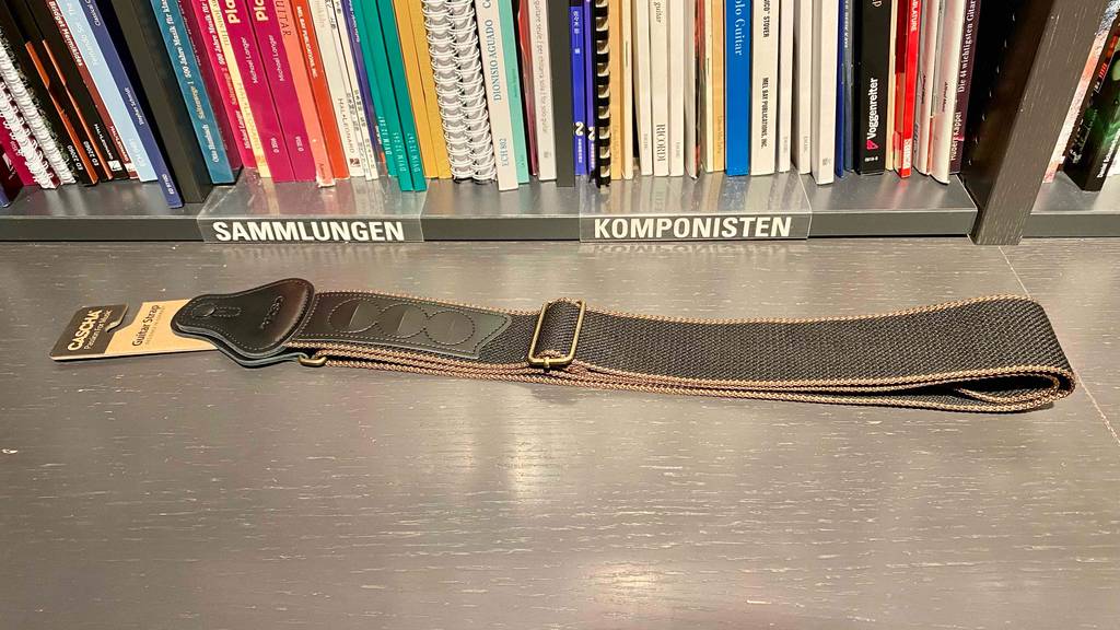 Gitarrengurt-Test: Komplettansicht des Gitarrengurts.