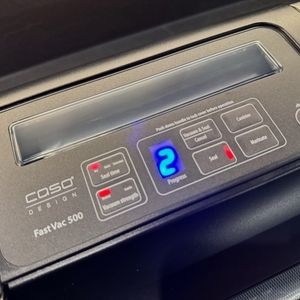 Bedienfeld Caso FastVac 500