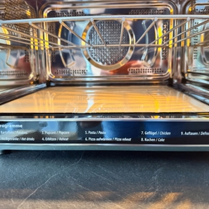 Programm-Liste der Caso MCG30