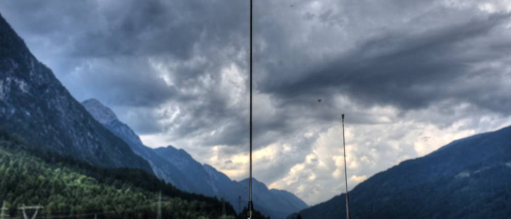 CB-Magnetfußantenne-Test