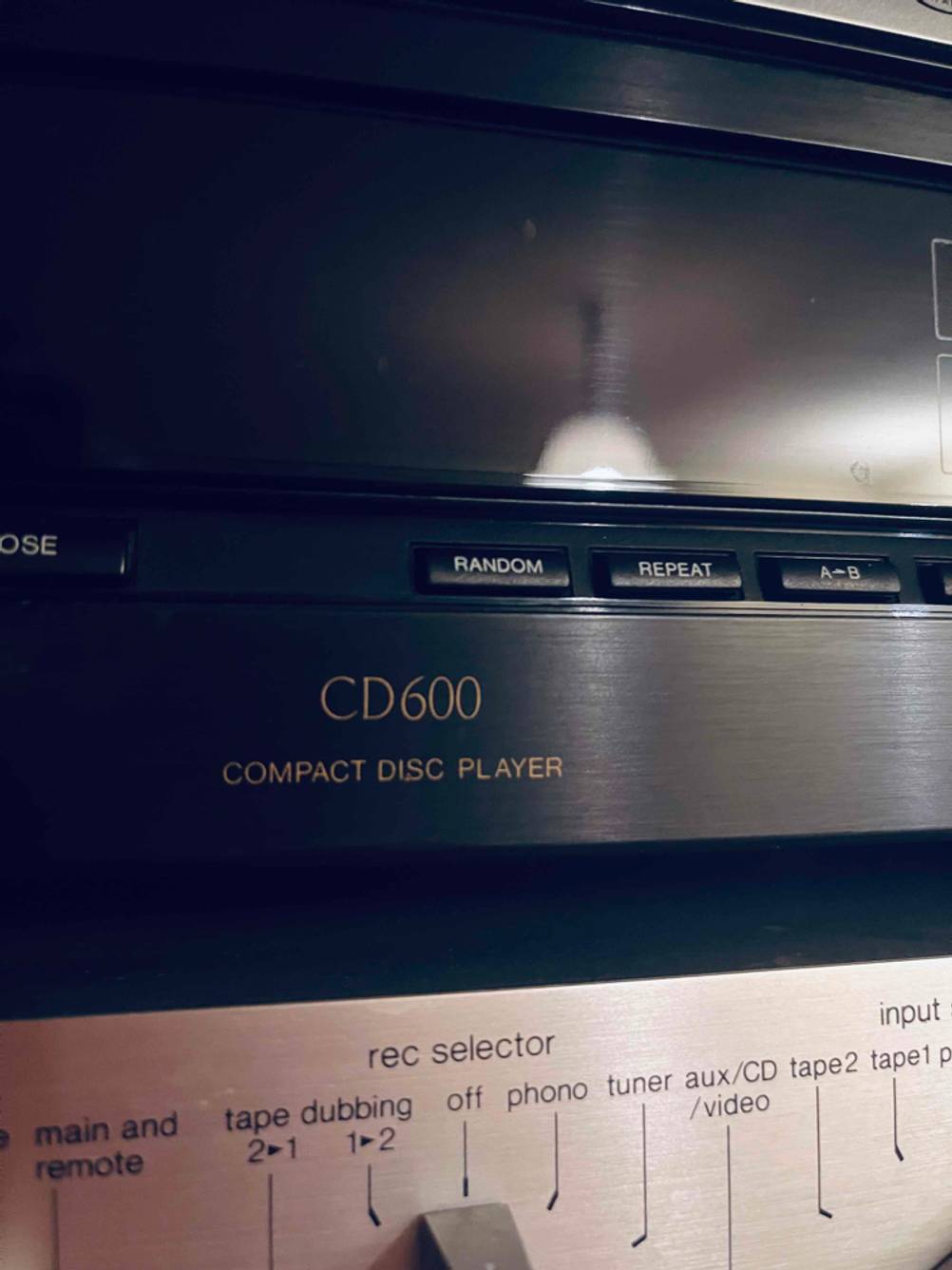 Soundeinstellungen von einem getesteten CD-Player.