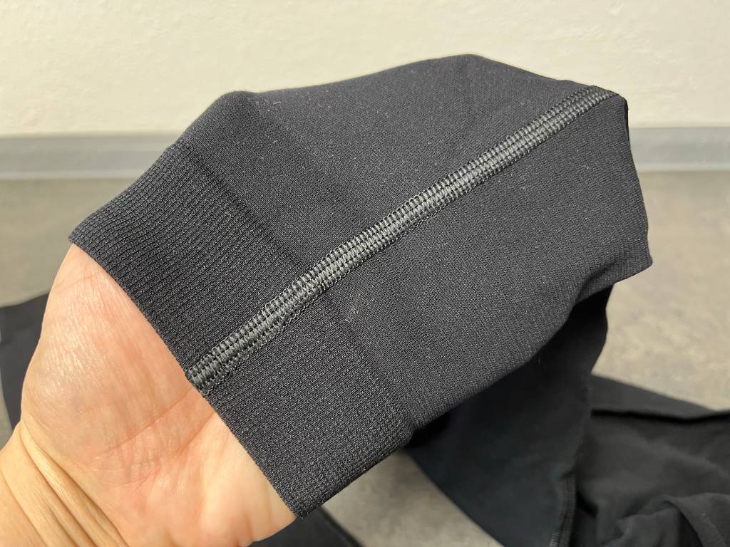 Cellulite-Leggings in Detailansicht.
