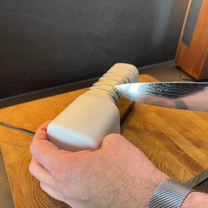 Messer durchgezogen beim Chef's Choice 270100