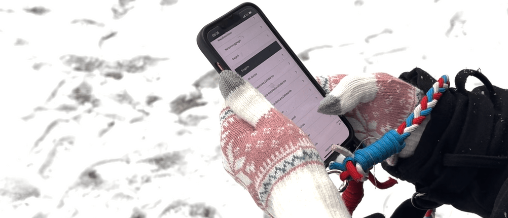 damen-handschuhe im test: handschuhe mit handy