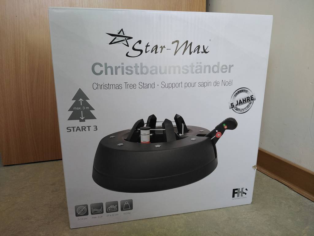 Star-Max Christbaumständer Verpackung