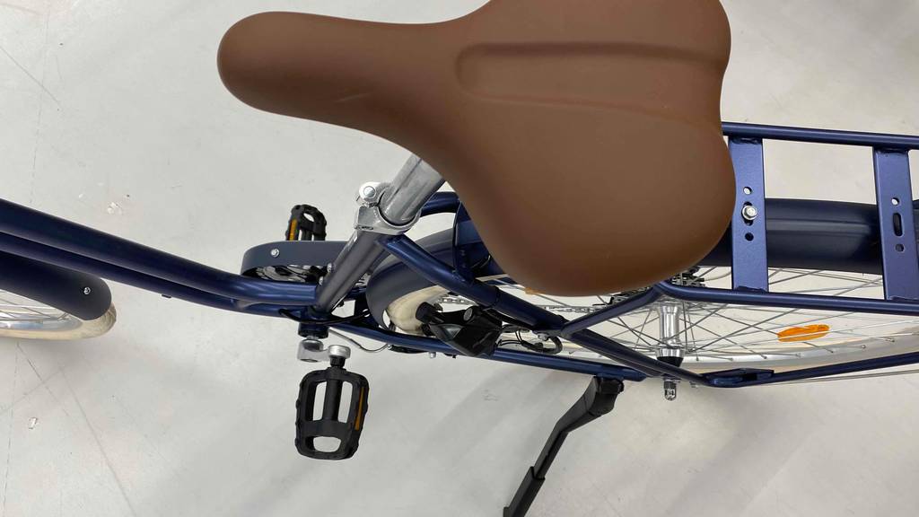Sattel von einem getesteten Citybike.