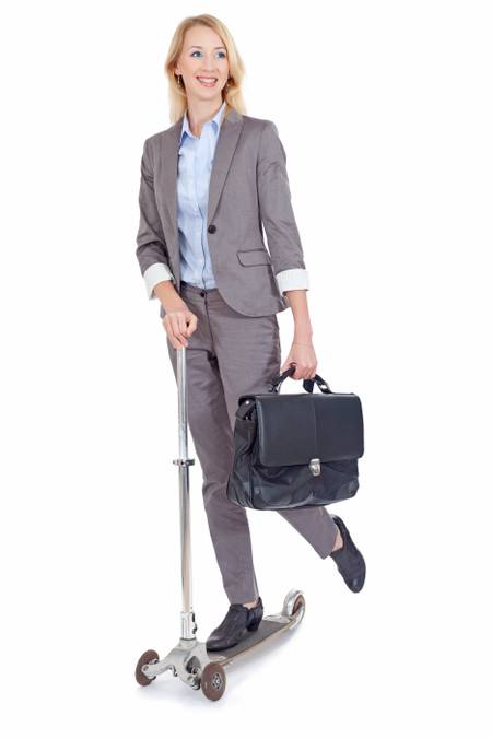 mit dem Kickboard ins Büro - warum nicht?!